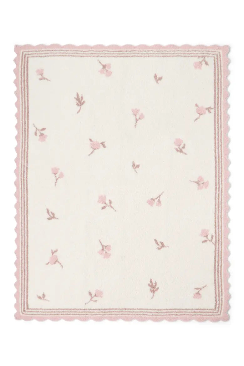 Barefoot Dreams - CozyChic Heirloom Floral Stroller Blanket