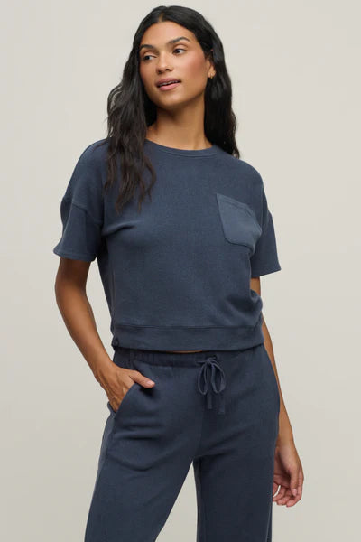 Barefoot Dreams - Brushed Fleece Short Sleeve Pullover