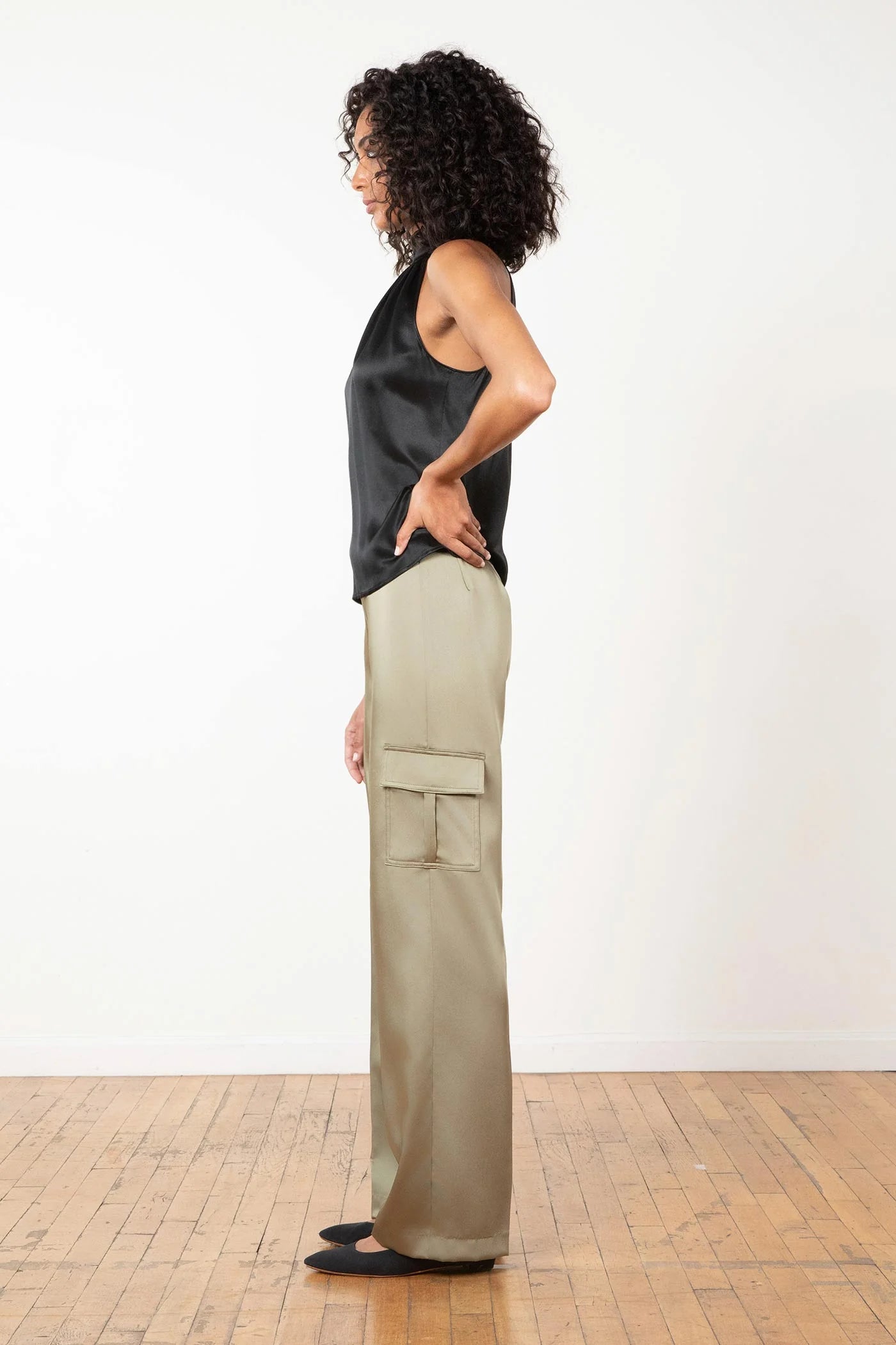 Avenue Montaigne - Eclipse Liquid Satin Pant