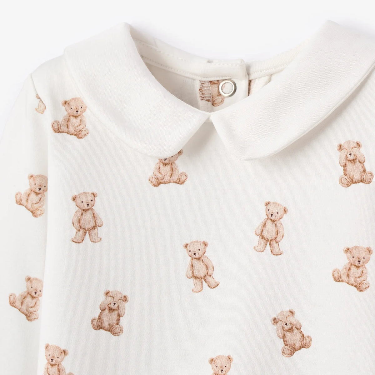 Elegant Baby - Teddy Bear Interlock Jumpsuit