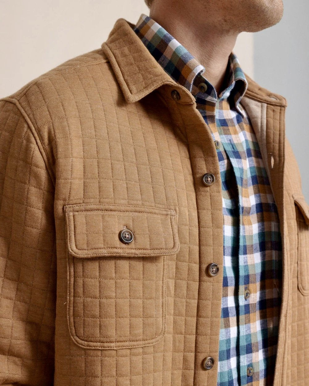 Southern Tide - Fairwood Quilted Knit Shacket
