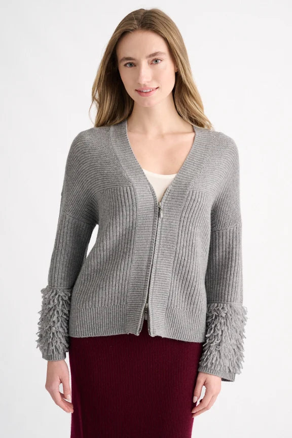 Kinross - Fringe Sleeve Cardigan