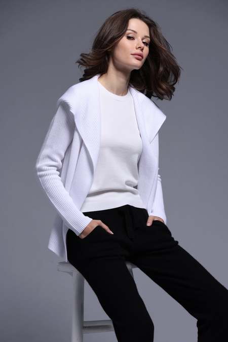 Minnie Rose - Hooded Flyaway Cardigan