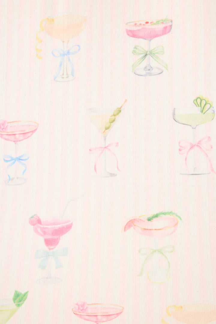 PJ Salvage - Pretty Punch Cocktail Print Long Sleeve Top