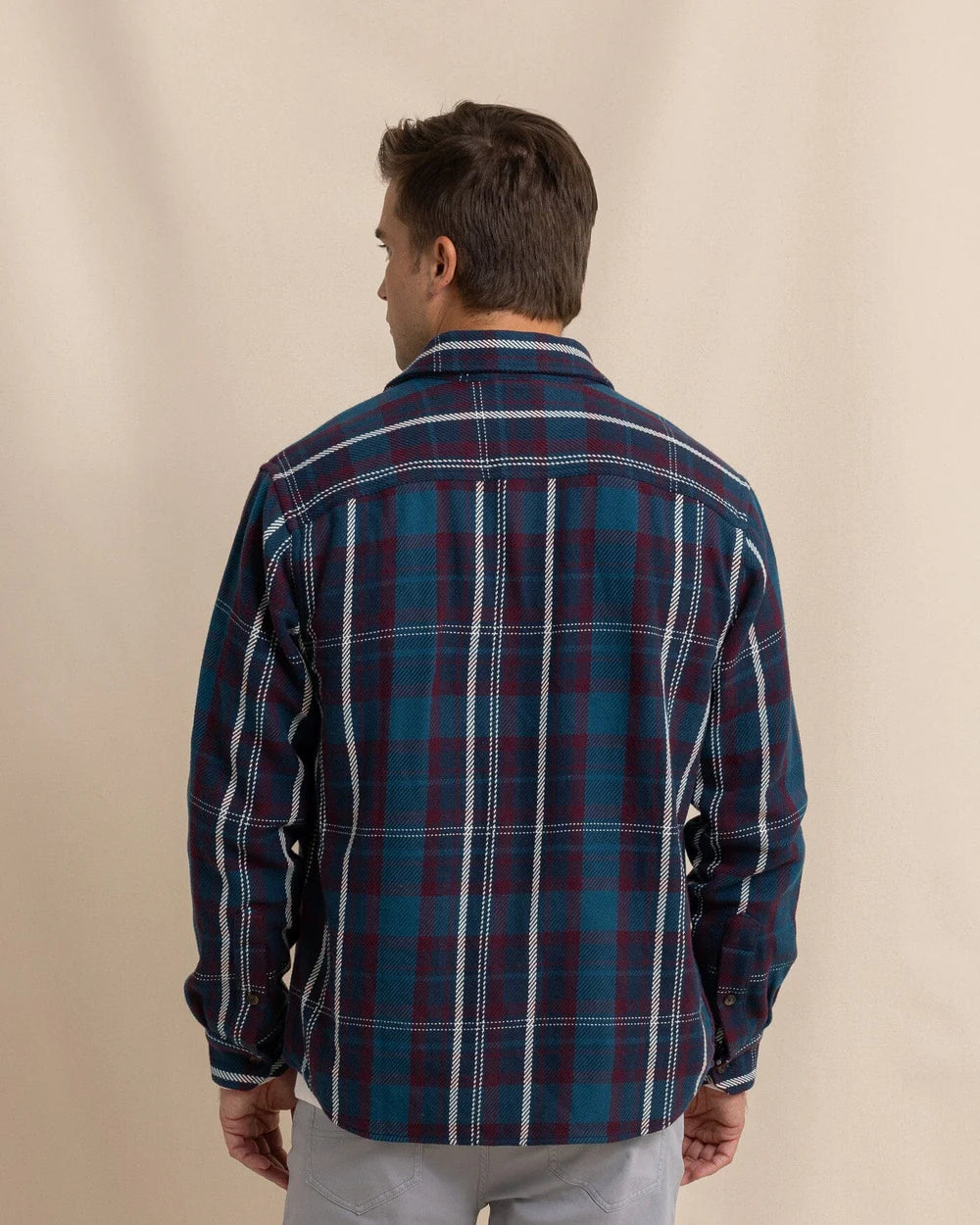 Southern Tide - LS Beachwood Plaid Twill Shirt