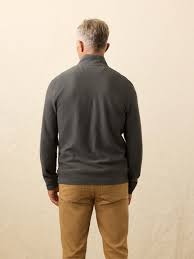 Faherty - Textured Knit Quarter Zip