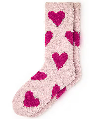 Barefoot Dreams  - Heart Print Socks