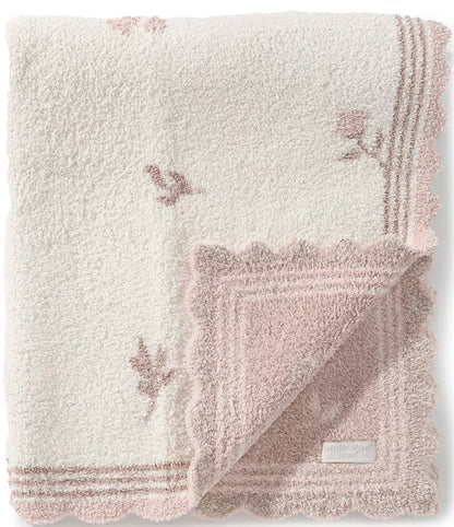 Barefoot Dreams - CozyChic Heirloom Floral Stroller Blanket