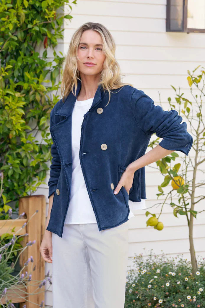 Frank & Eileen - Mini Belfast Crop Peacoat