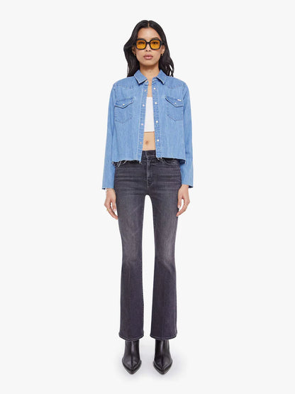 Mother - The Super Exes Crop Step Fray