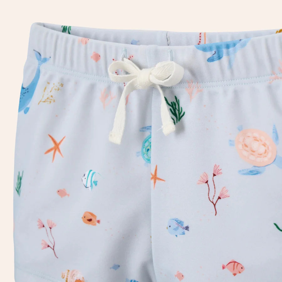 Elegant Baby - Blue Ocean Adventure Swim Shorts