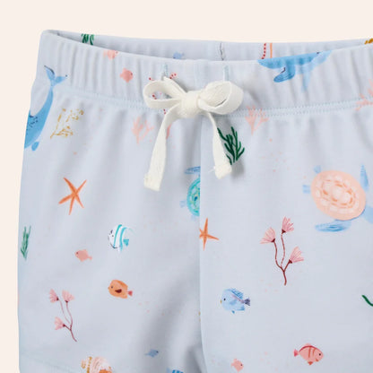 Elegant Baby - Blue Ocean Adventure Swim Shorts