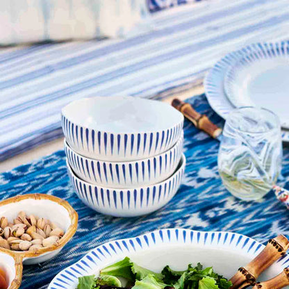 Juliska - Sitio Stripe Cereal Bowl - Delft Blue