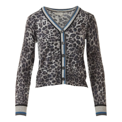 Kinross - Tipped Leopard Cardigan
