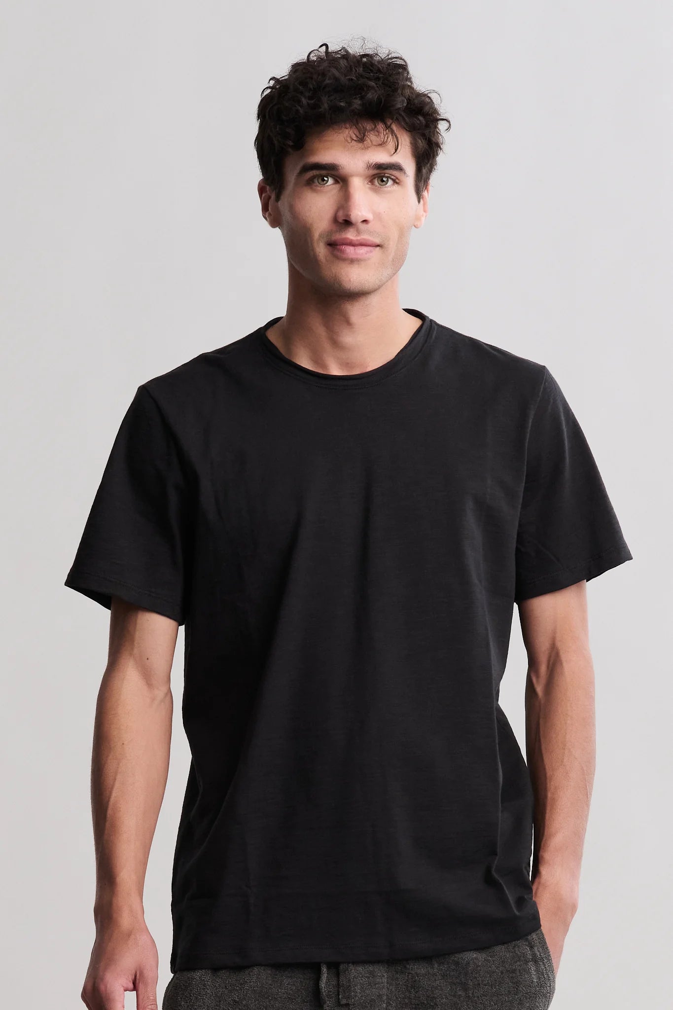 Barefoot Dreams - Slub Cut Neck TShirt
