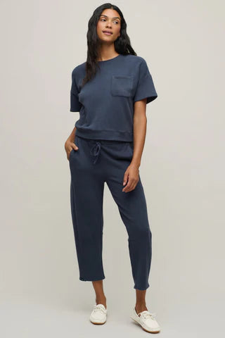 Barefoot Dreams - Brushed Fleece Seamed Ankle Pant