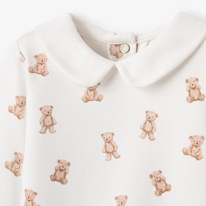 Elegant Baby - Teddy Bear Interlock Jumpsuit