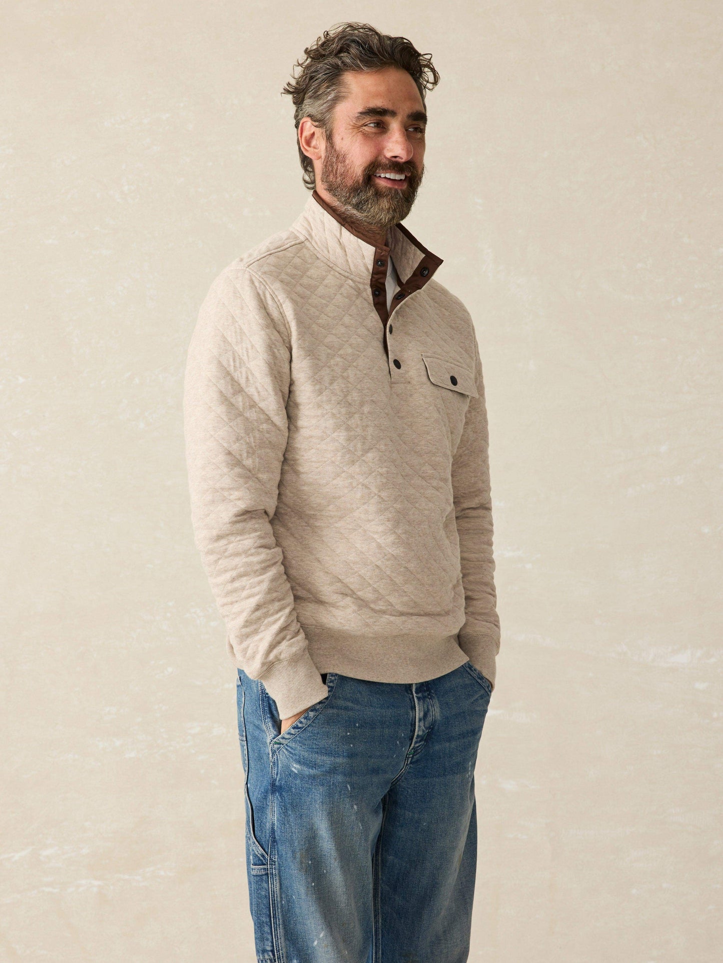 Faherty - Epic Quilted Fleece Pullover