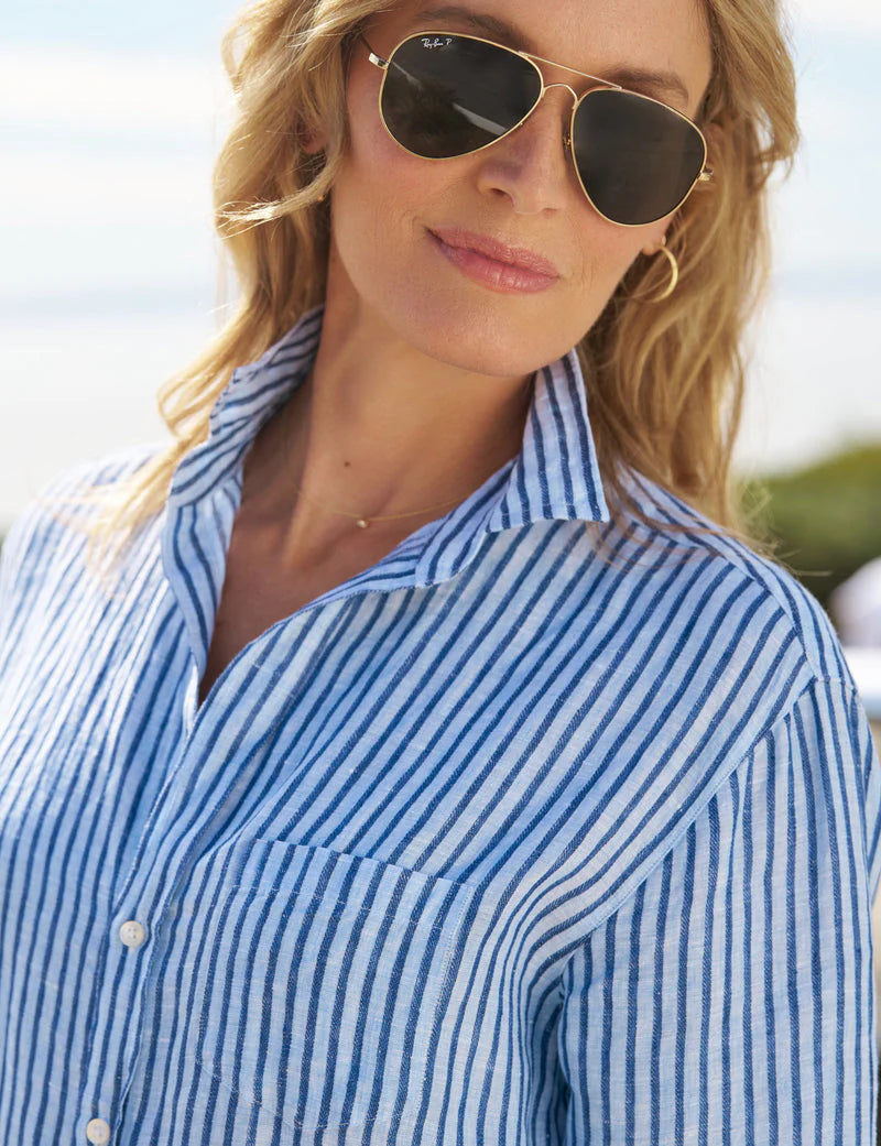 Frank & Eileen - Mary Striped Shirtdress