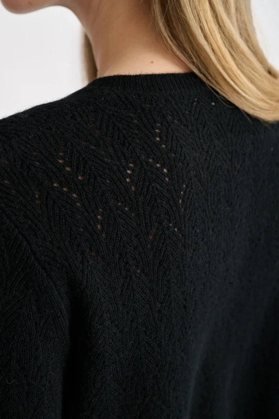 Kinross - Pointelle Cardigan