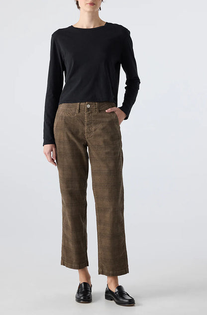 Amo - Lillian Printed Plaid Cord