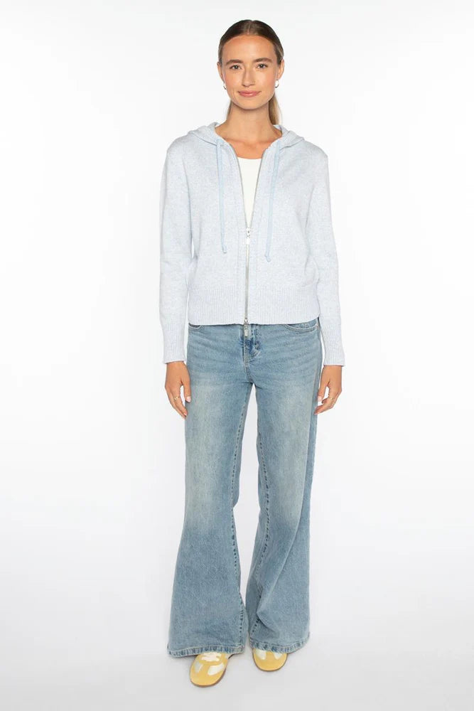 Kinross - Marled Lurex Zip Hoodie