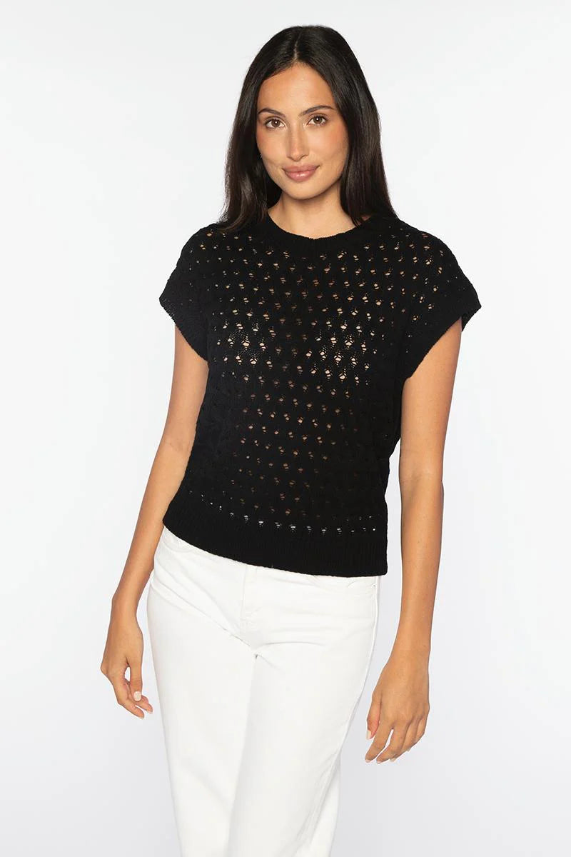 Kinross - Braided Cable Sleeveless Crew
