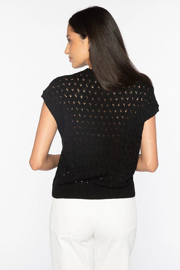 Kinross - Braided Cable Sleeveless Crew