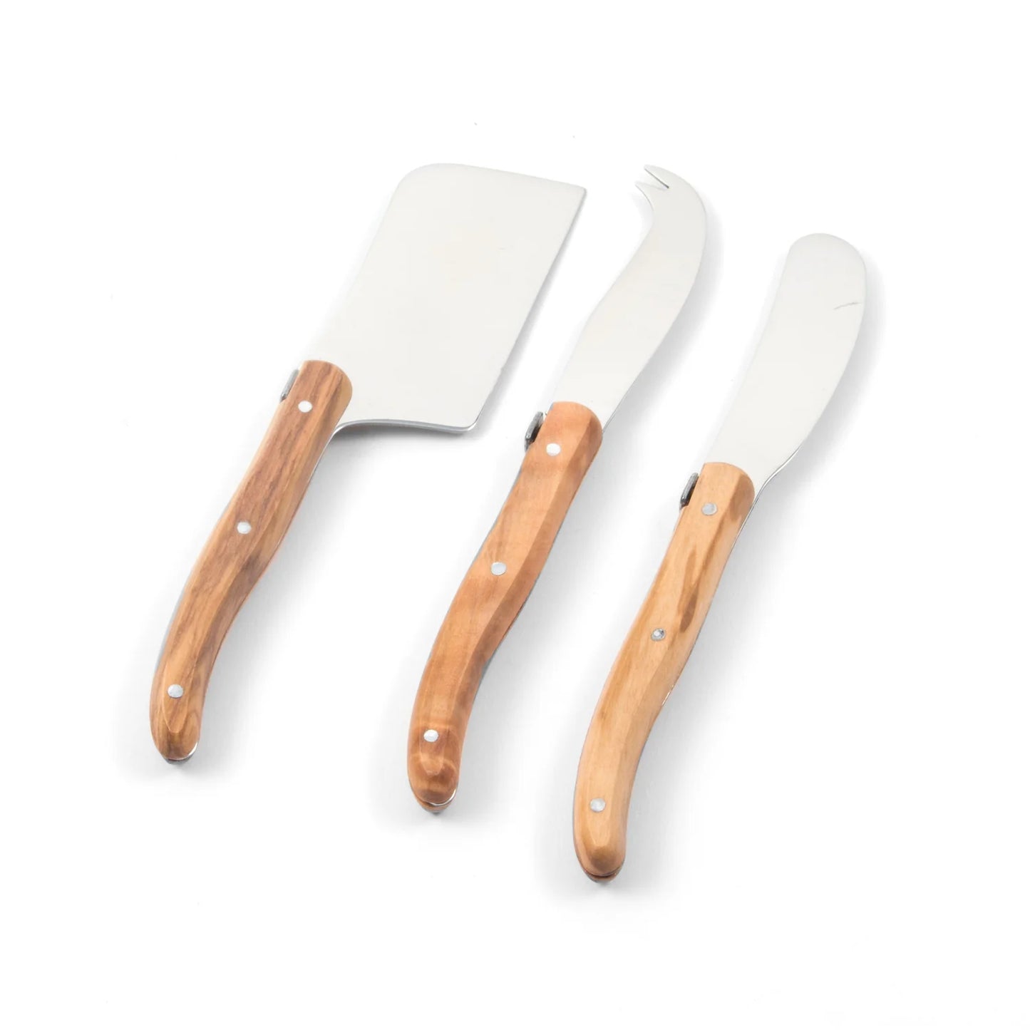 BeHome - 3 Piece Mini Cheese Utensil Set - Olivewood