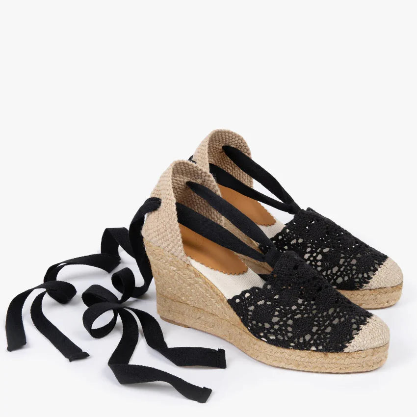 Penelope Chilvers - High Valenciana Lace Espadrille