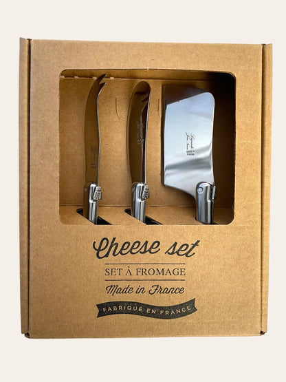 BeHome - 3 Piece Mini Cheese Utensil Set - Stainless Steel