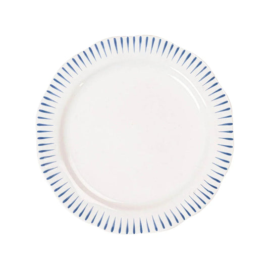 Juliska - Sitio Stripe Dinner Plate - Delft Blue