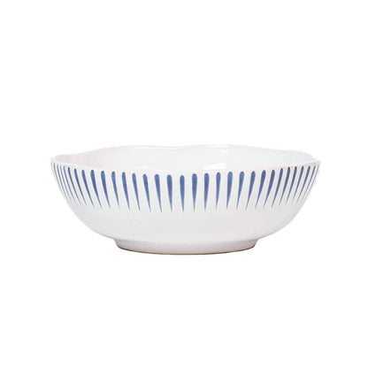 Juliska - Sitio Stripe Coupe Bowl - Delft Blue