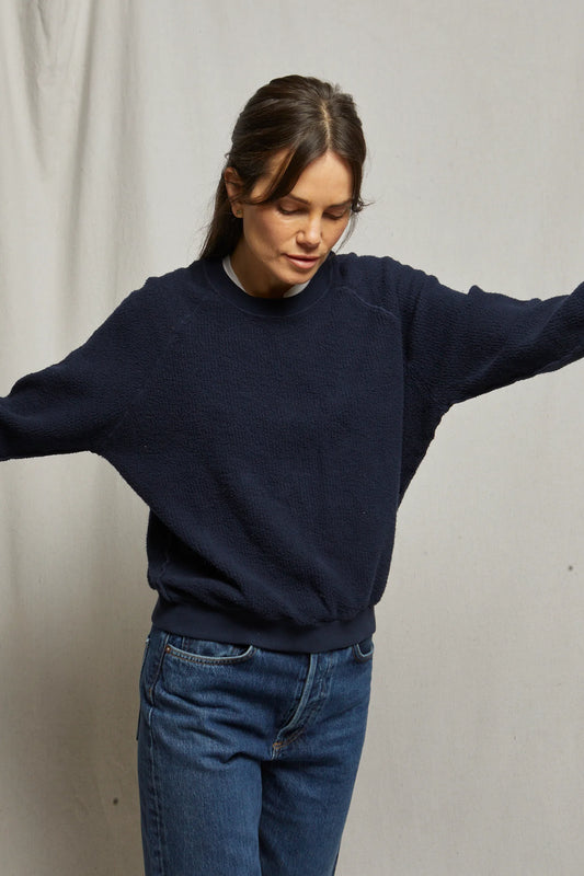 Perfect White Tee - Ziggy Fleece LS Crew