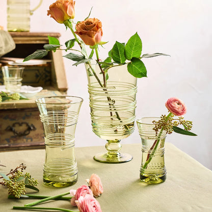 Juliska - Ella Corset Vase Green - 6"