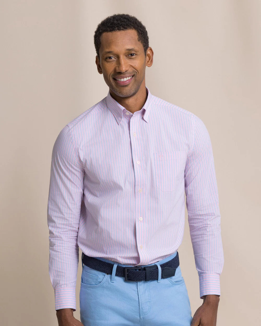 Southern Tide - Charleston Amelia Island Stripe Sportshirt