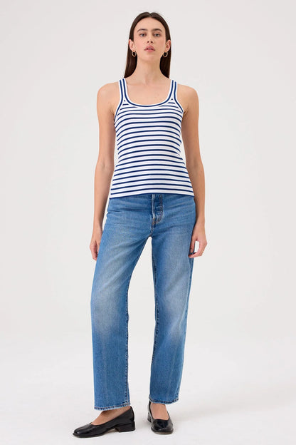 Goldie - Striped Rib Tank