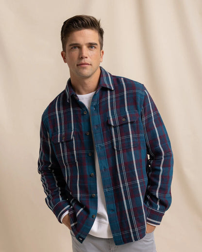 Southern Tide - LS Beachwood Plaid Twill Shirt