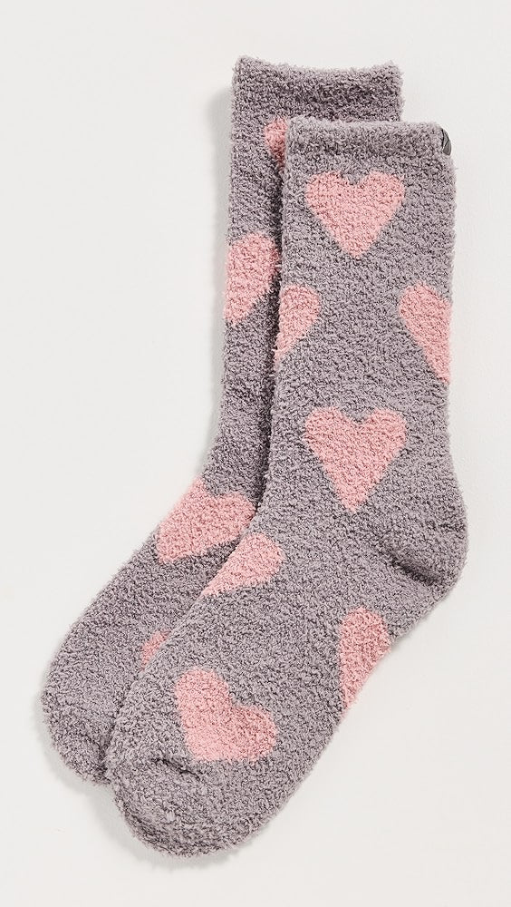 Barefoot Dreams  - Heart Print Socks
