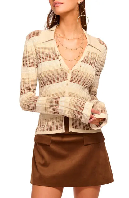 Ramy Brook - Ivana Plaid Cardigan