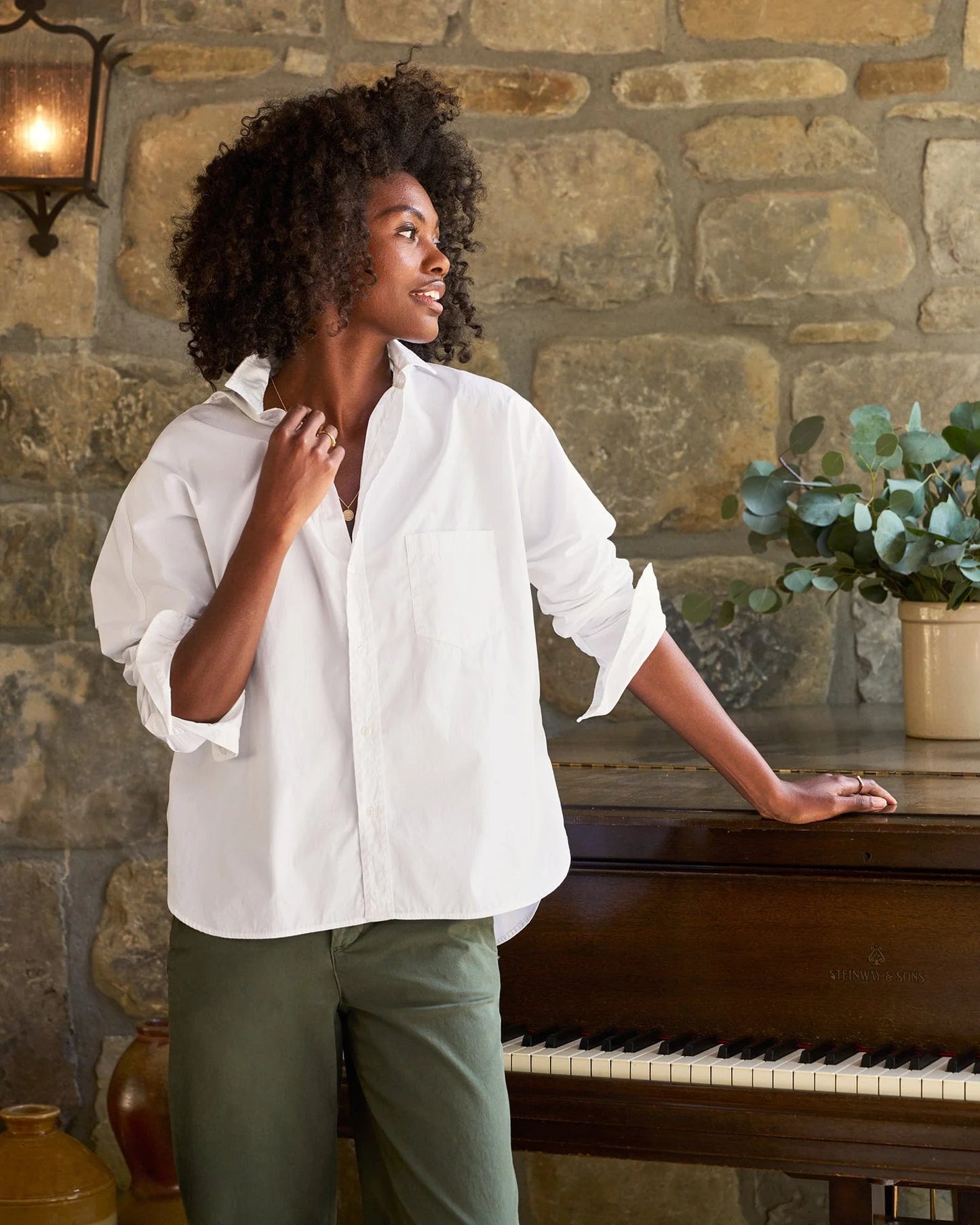 Frank & Eileen - Oona Continuous Button Up Shirt