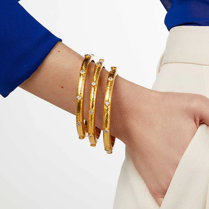 Julie Vos - Noel Stone Bangle-Cubic Zirconia