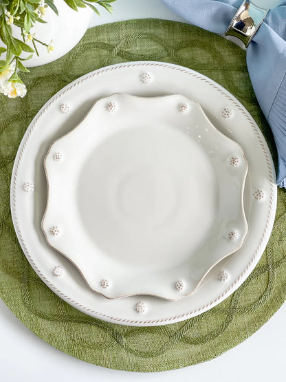 Juliska -  Berry & Thread Scallop Dessert/Salad Plate