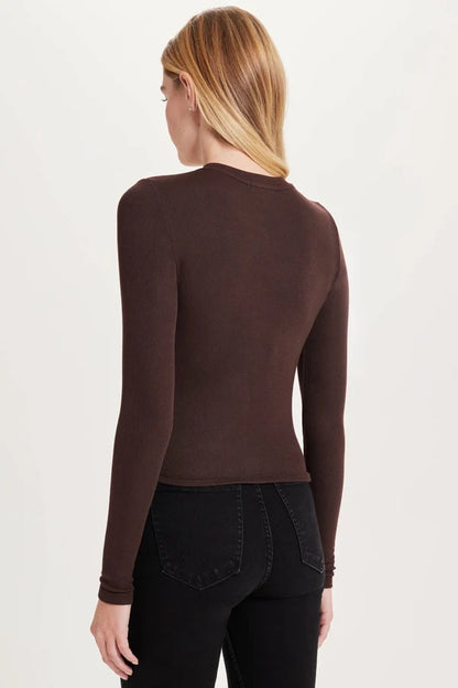 Goldie - Marina Ribbed Crop Cardigan
