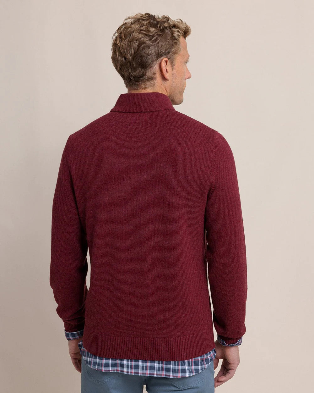 Southern Tide - LS Oakatie Heather QZip