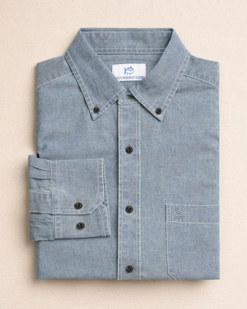 Southern Tide - Sandy Beach Chambray Sportshirt