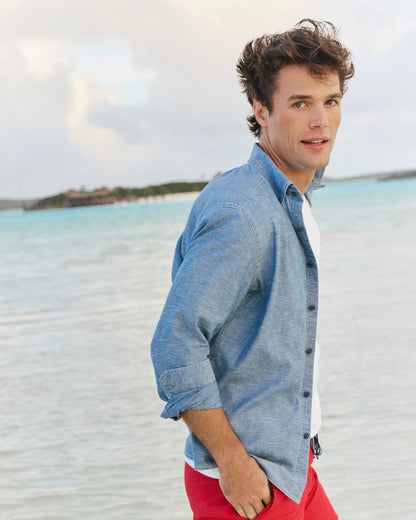 Southern Tide - Sandy Beach Chambray Sportshirt