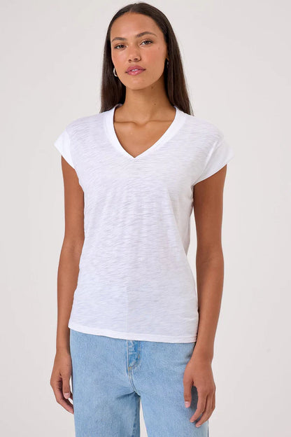 Goldie - Serenity Cap Sleeve V Neck Tee