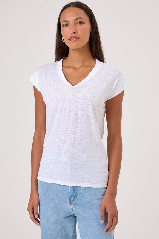 Goldie - Serenity Cap Sleeve V Neck Tee