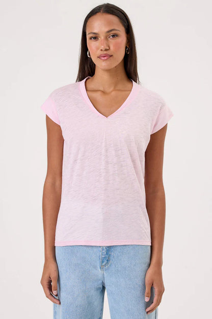 Goldie - Serenity Cap Sleeve V Neck Tee
